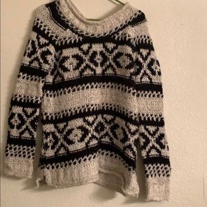 Plush winter sweater